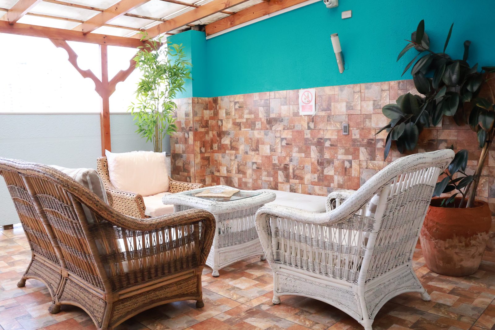 Terraza del hotel